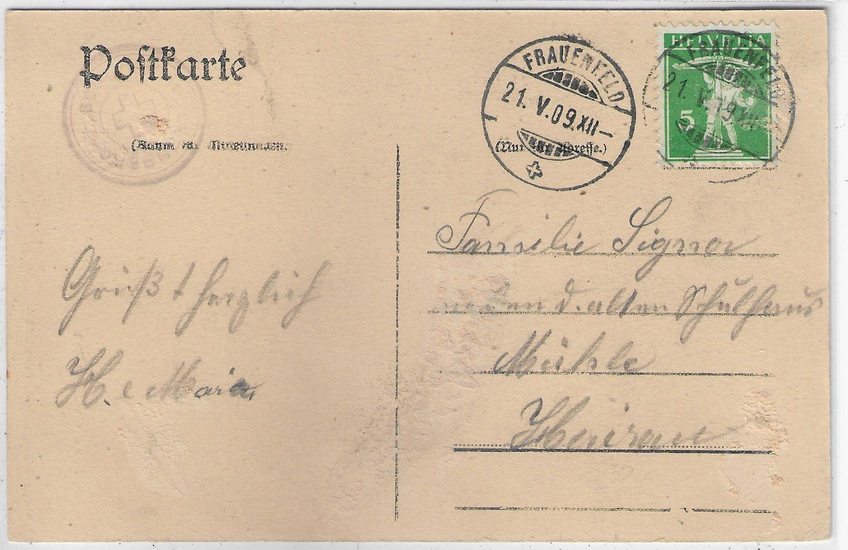 Cartes postales: Schloss Wellenberg – D'occasion à Ettingen par Kartenplanet 1