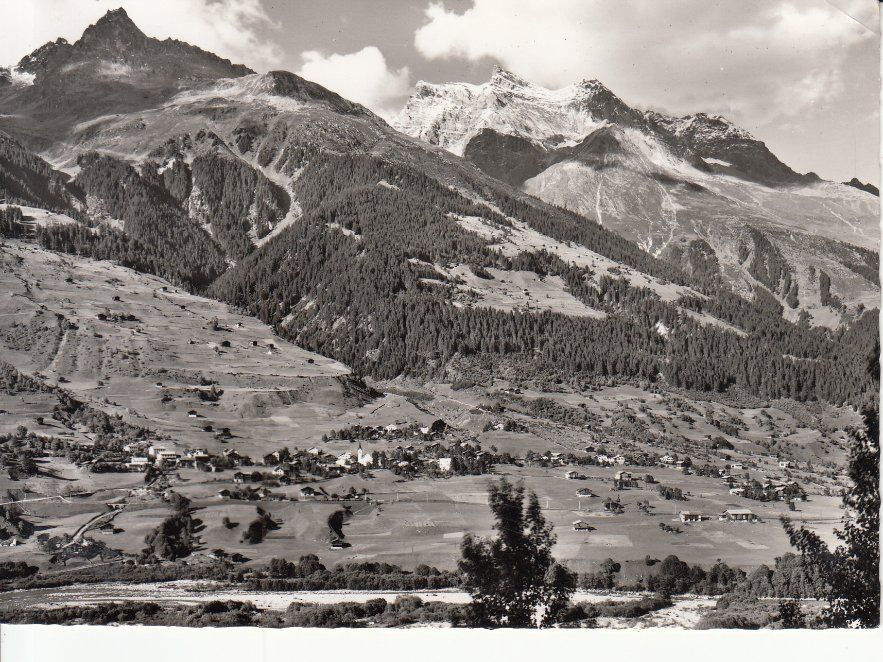 Cartoline postali: Rabius ca. 1950 – Usato da Bürglen TG venduto da StampGraf