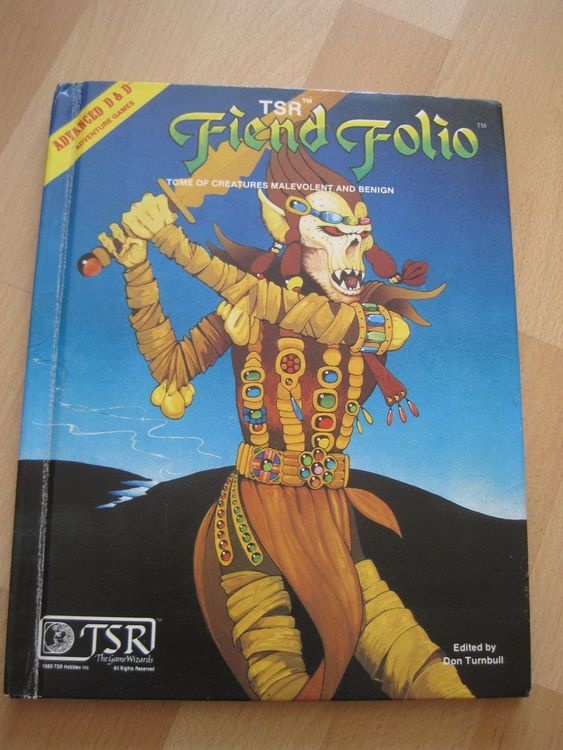 TSR Fiend Folio - Advanced Dungeons & Dragons 1e Anglais 1981