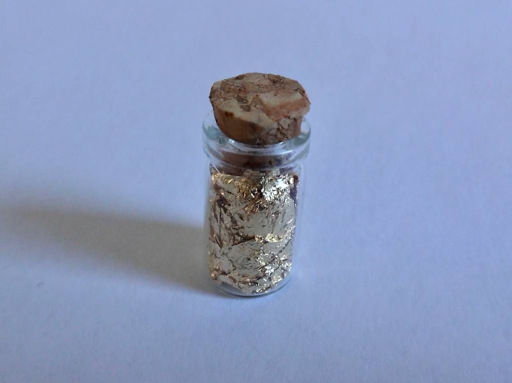 Apparecchiature e tecnologia a gas: Gold in Glasflasche – Usato da Winterthur venduto da Membran95 1