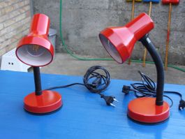 2 VINTAGE TISCHLAMPEN LAMPEN NACHTTISCHLAMPEN