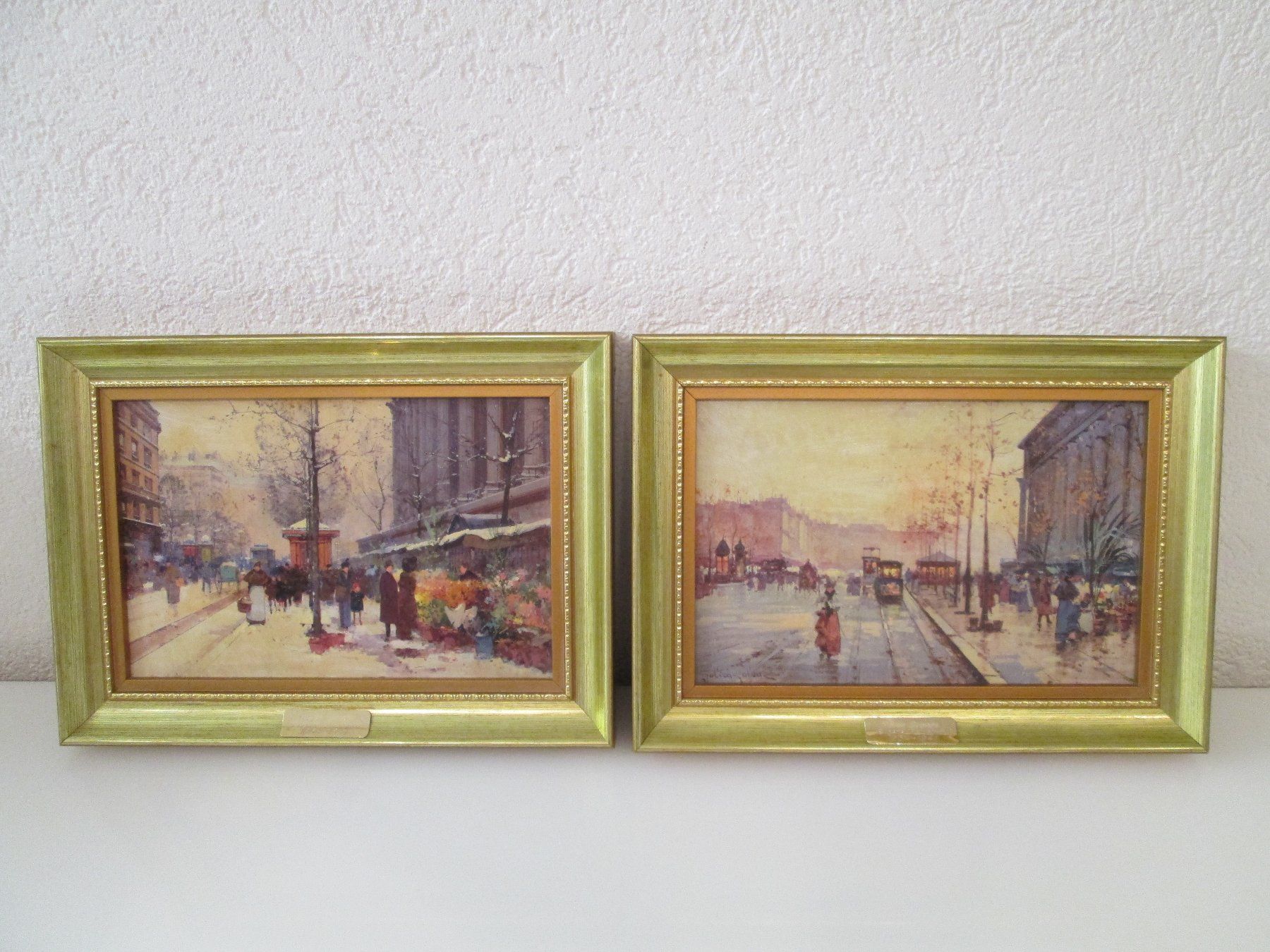 Poster & Bilder: Zwei antike Bilder -PARIS SCENES 1854-1941 – Gebraucht aus Movelier von KRASI61 1