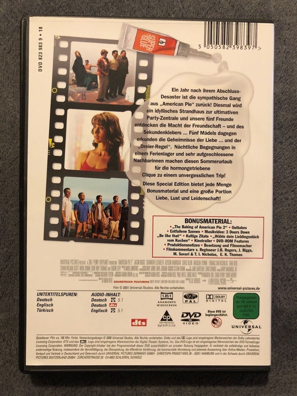 Alle DVDs: DVD American Pie 2 – Gebraucht aus Regensdorf von scheissspiel 1