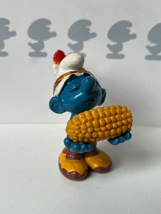 Indianer-Schlumpf mit Maiskolben | Kaufen auf Ricardo