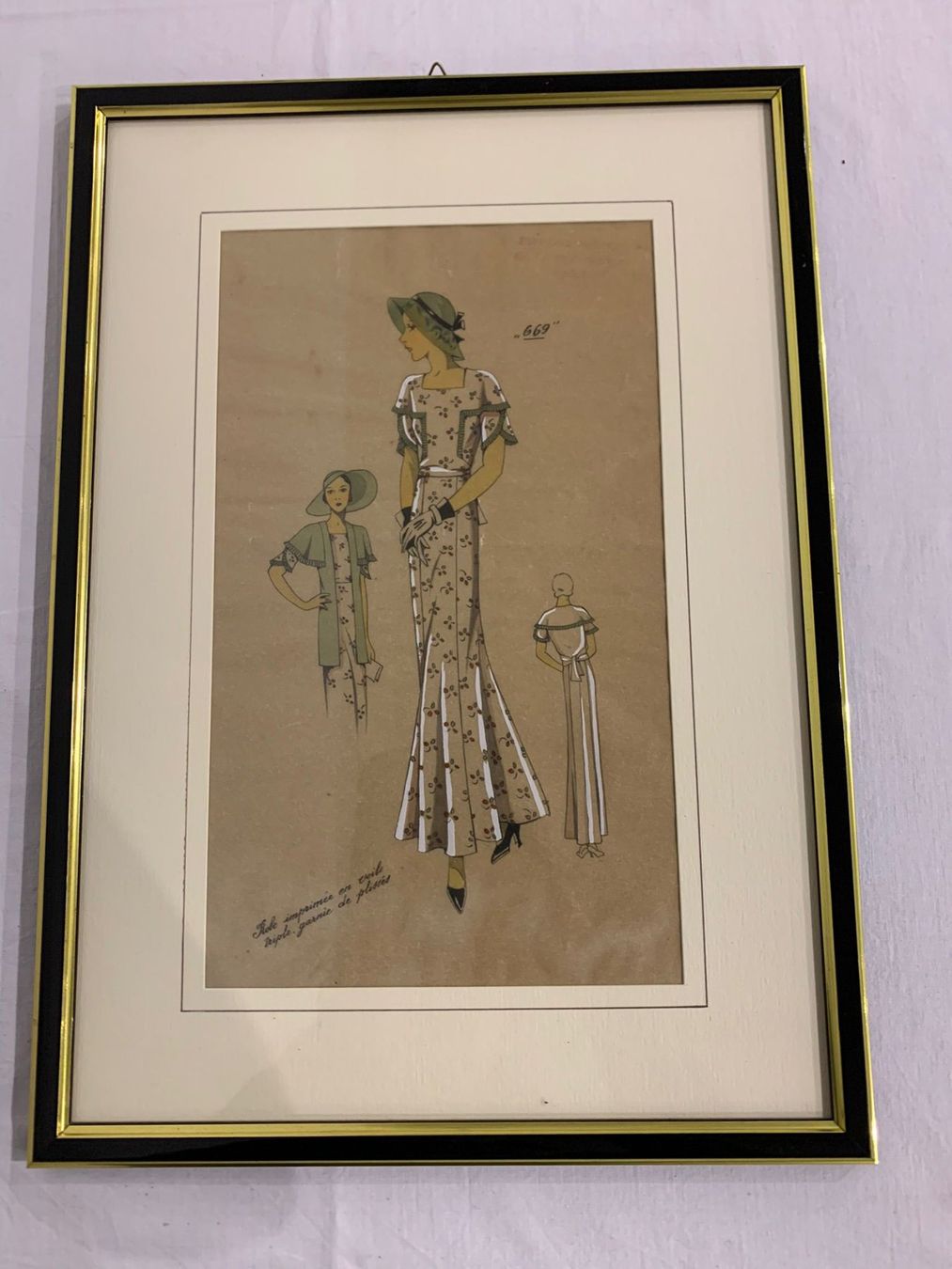 Tableaux: Lotto figurini moda anni '30/'40 Originali – D'occasion à Bedigliora par des_j29b 4