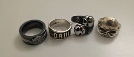 Vier Harley-Davidson Ringe