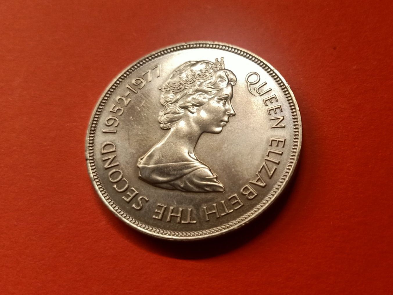 Alle Münzen: 25 pense Queen Elizabeth Grossbritannien – Gebraucht aus Trübbach von Adam123456