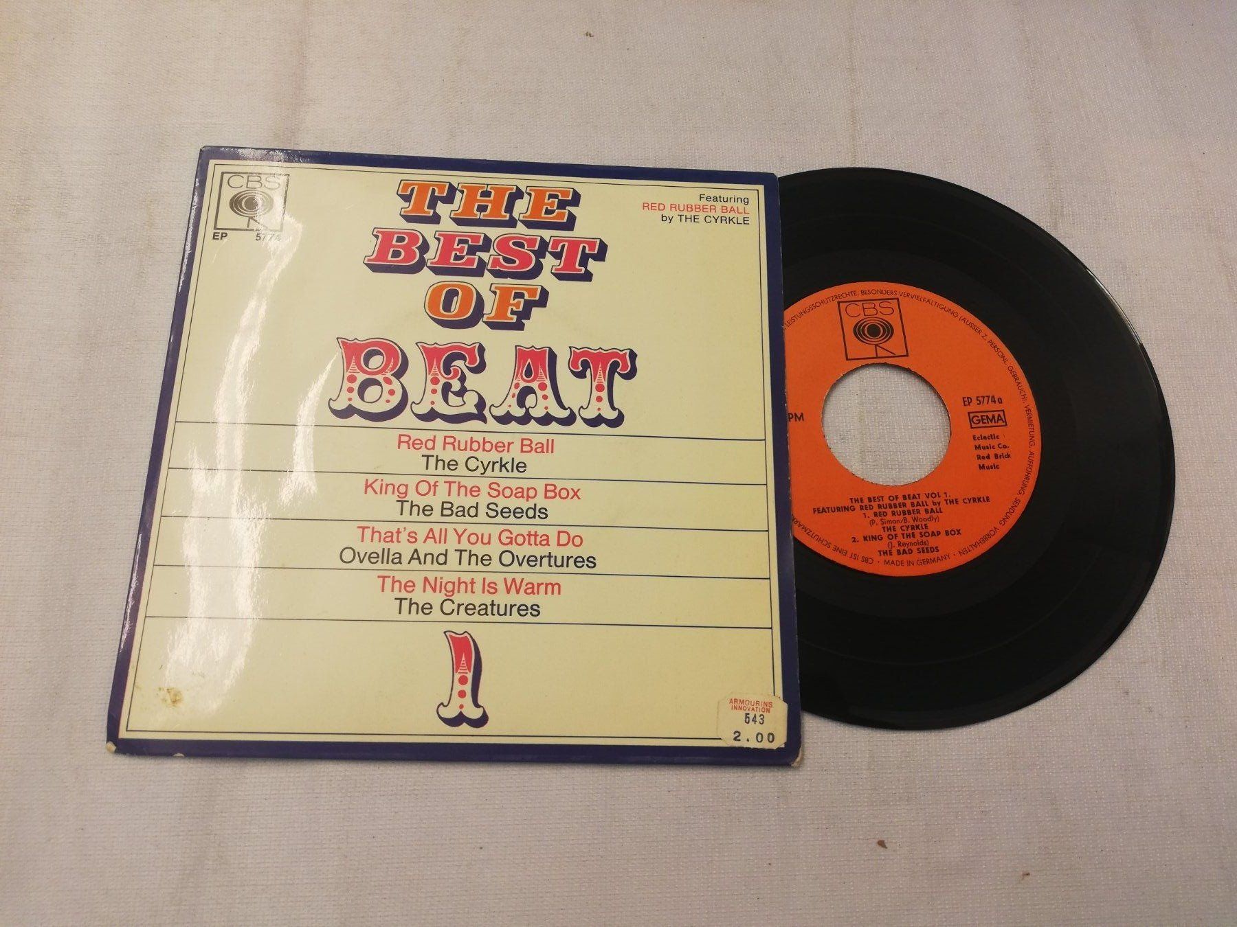 Dischi in vinile: THE BEST OF BEAT - VARIOUS – Usato da Bern venduto da Vinylsound.ch 2