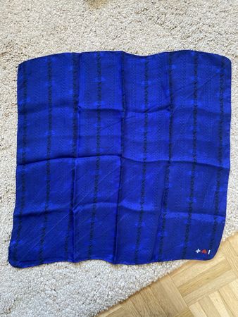 Silk Scarf / Foulard Edelweiss, Swiss Design, Made in Italy
