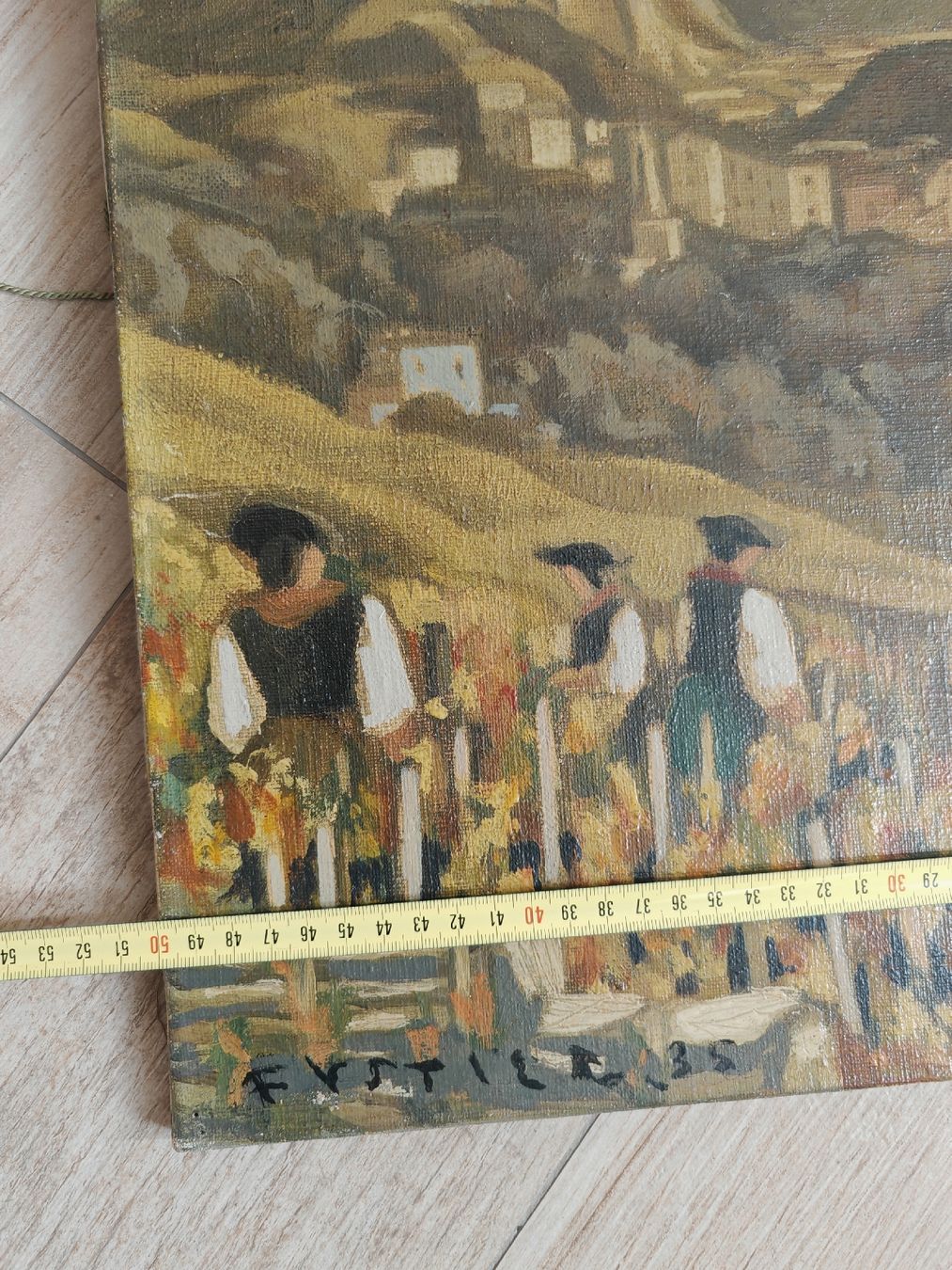Dipinti: Vendanges en Valais, Sion 1935 – Usato da Orbe venduto da Grainderiz982 5