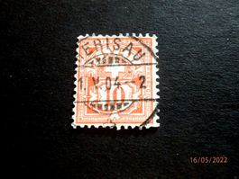 ZNr.61B, Wertziffer 1894, Vollstempel von  Herisau 1. V. 04