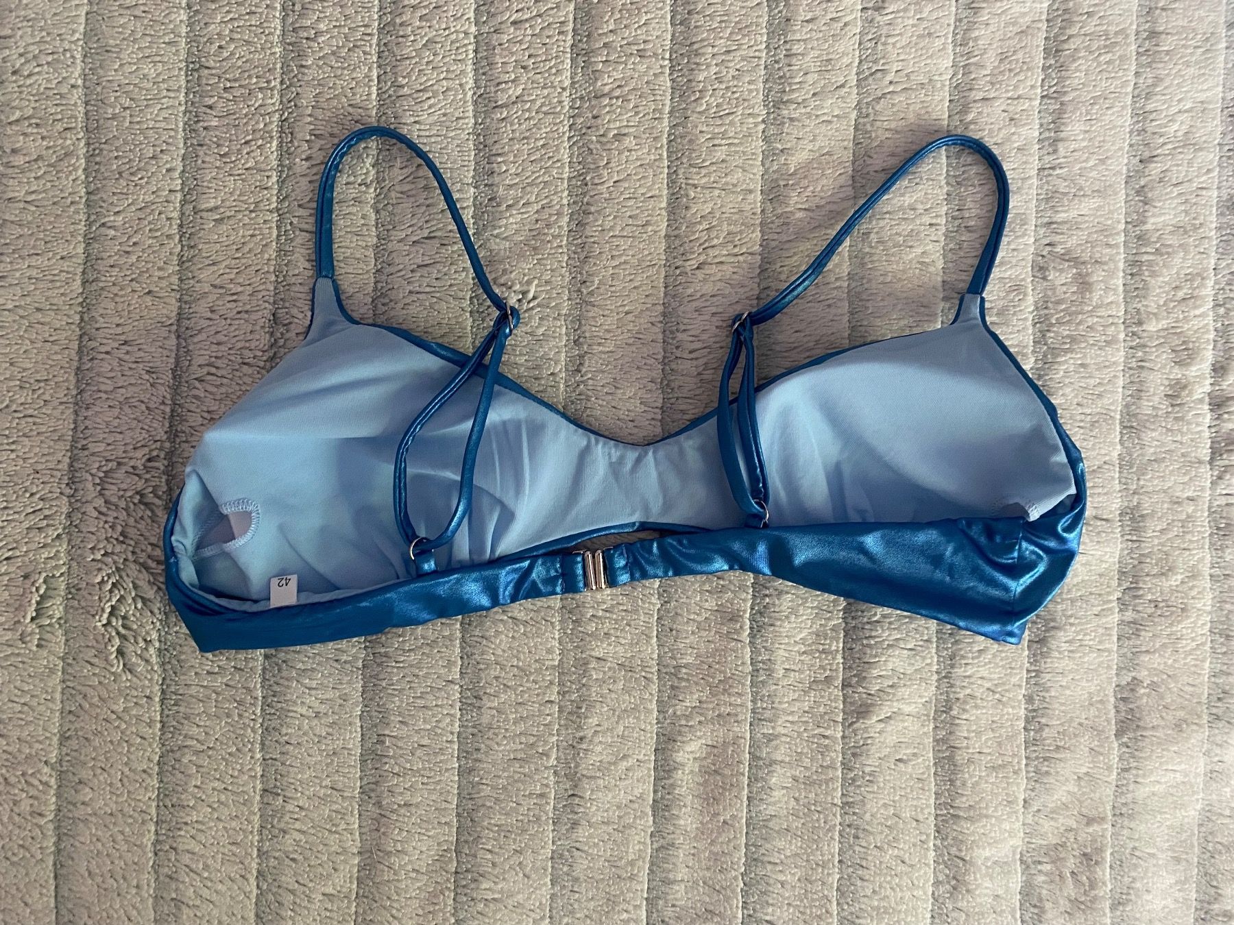 Badekleider & Bikinis: SUNDECK BIKINI metallic blue NEW – Gebraucht aus Grand-Lancy von catallegra1976 1