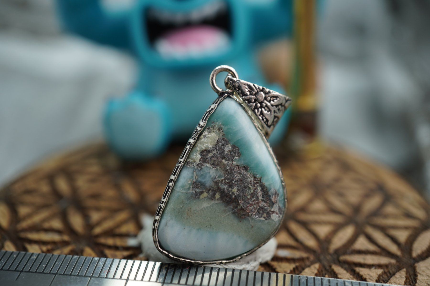 Minerali & Pietre curative: Larimar   Wunderschön    Anhänger   by  "TOPSTONE" ab 1.- – Nuovo e nell'imballaggio originale da Eschenbach SG venduto da topstone 7