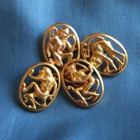 Monkey Cufflinks  of the Roaring Twenties, boutons manchette