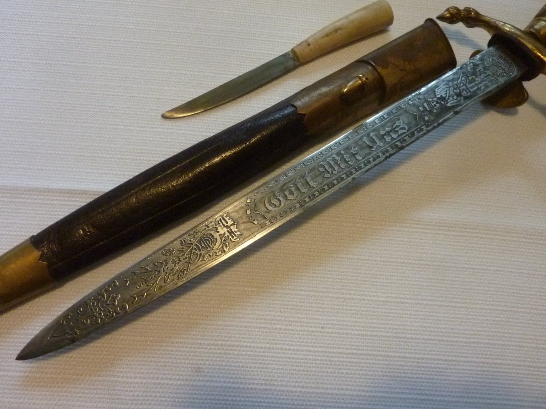 Solingen Accessori: Hirschfänger Messer "Gott Mit Uns" E.F.HÖRSTER SOLINGEN – Usato da Dietikon venduto da damaszen 2