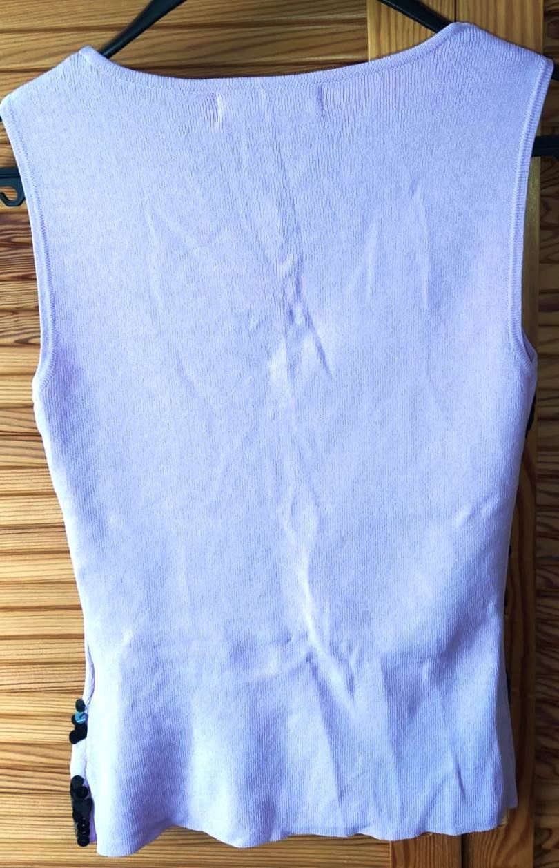 Tops: Top / Sommertop mit Paillette, Lila - Grösse S - – Neu (gemäss Beschreibung) aus Zürich von 1980ale 2