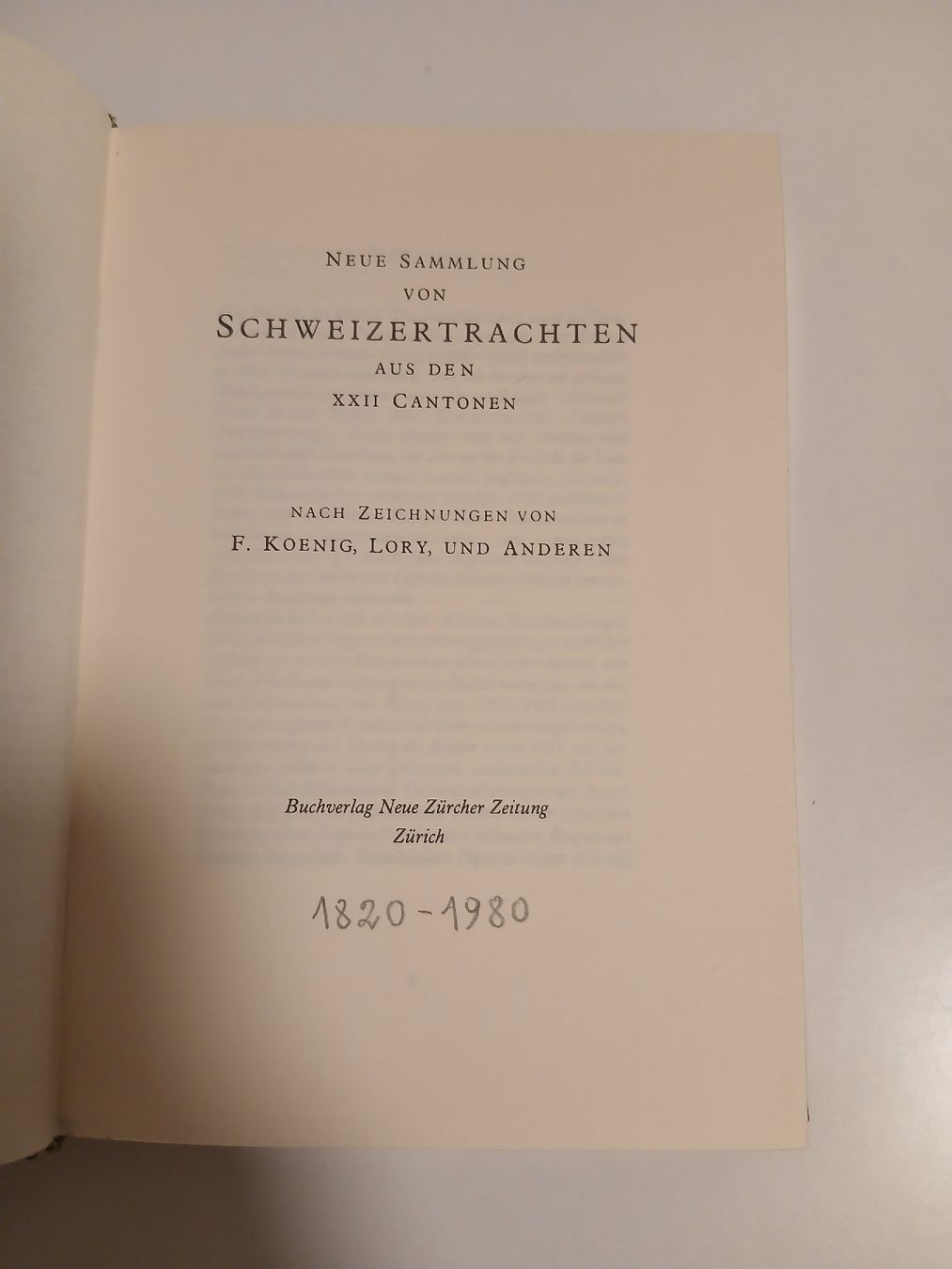 Bücher: Costumes Suisses - Schweizer Trachten – Gebraucht aus Belfaux von frifri500 1