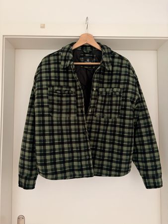 Volcom Fleece Jacke Damen grün Gr. S