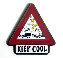 Pin Keep Cool Schild