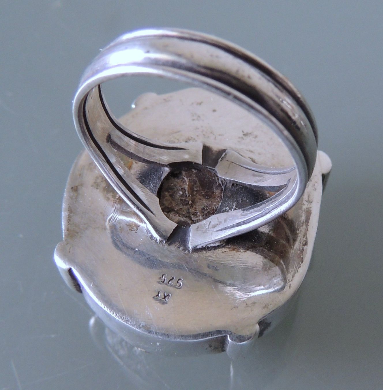 Ringe: Großer Muskovit Silber 925 Fingerring Gr. 59 – Gebraucht aus Waldenburg von schaller707 5