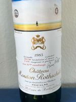 Leere Flasche Château Mouton Rothschild 1983 für Sammler