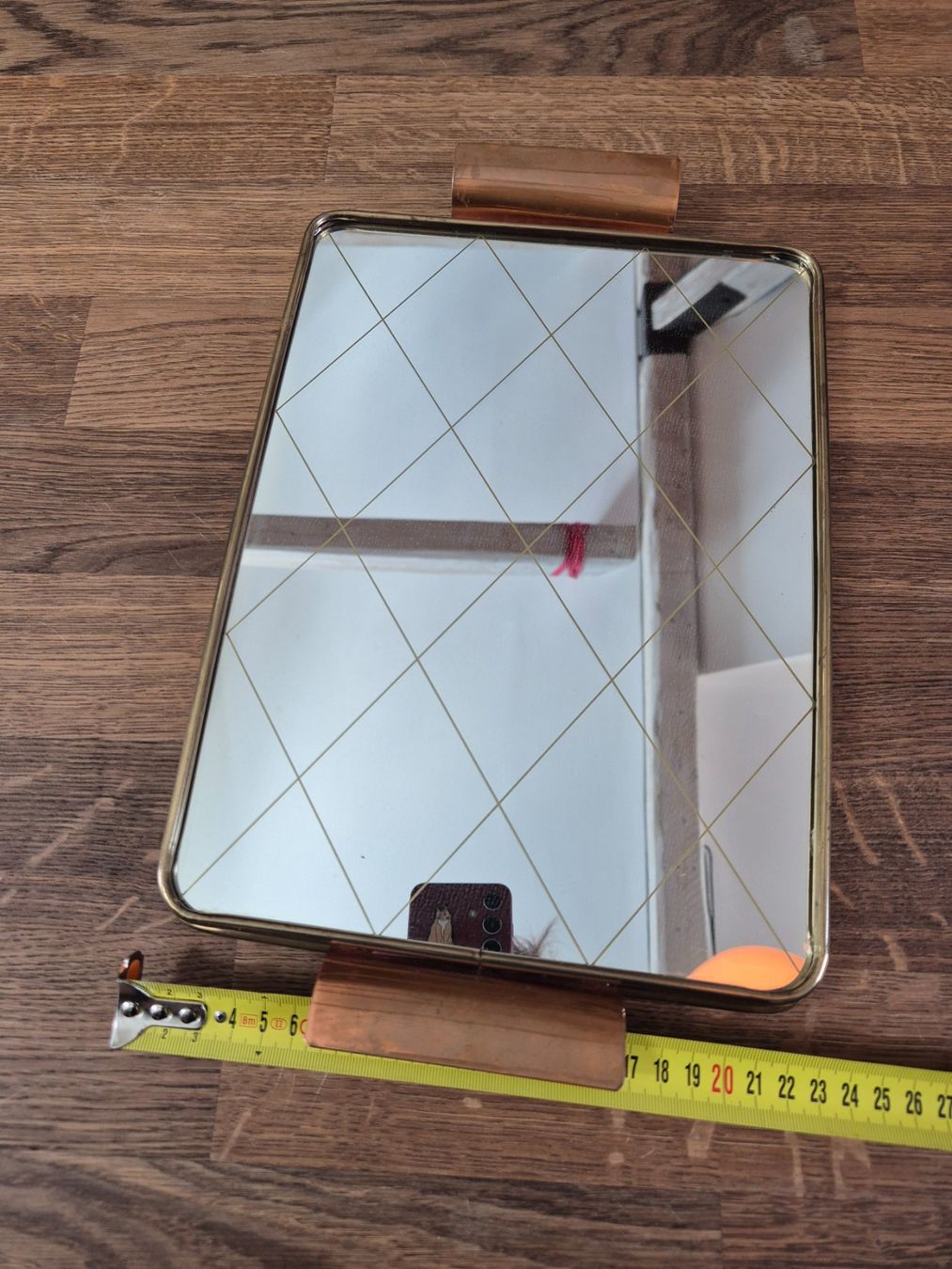 Tablet PC: Vintage mirror and brass tray – Usato da Zürich venduto da monadiederich 6