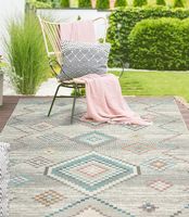 SALE 🩶 In- & Outdoor Teppich Vintage Look neu 140x200