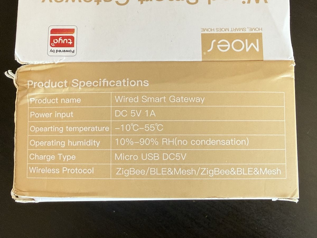 Hub & Switch: Moes Wired Smart Gateway ZigBee ZHUB new – Nuovo e nell'imballaggio originale da Wallbach venduto da Nenex 3