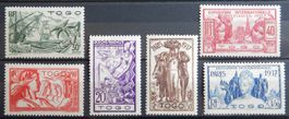 Togo Franz. Kolonie Kat. 107-112 * 1937