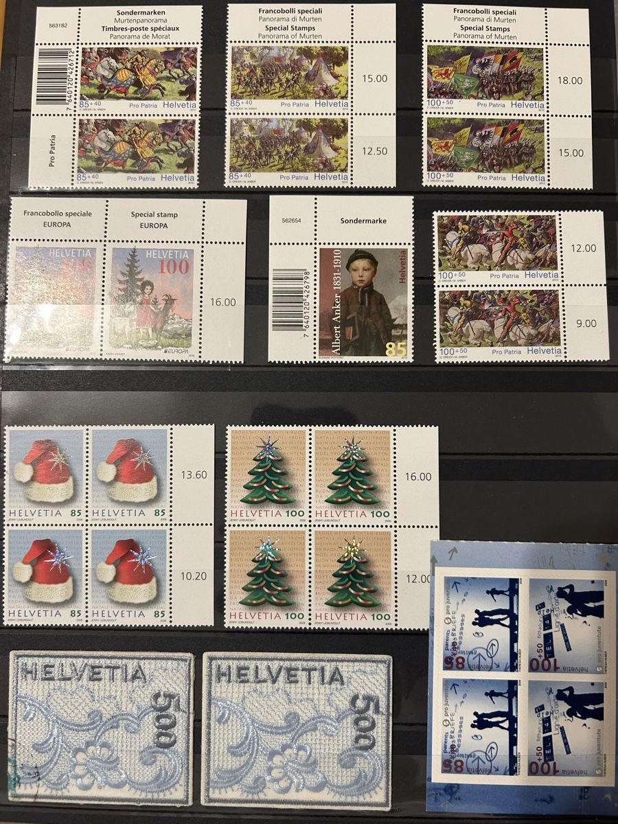 Tutti i francobolli: Briefmarken wie auf Bilder – Usato da Wattwil venduto da Uh23 9