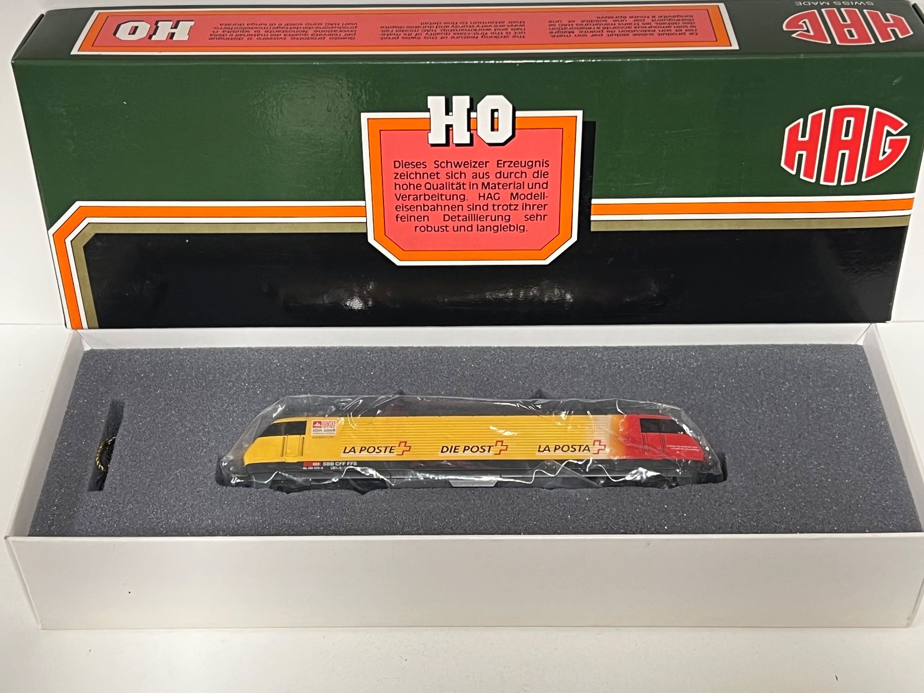 Hag Modellini di ferrovie: HAG Re 4/4 SBB POST Typ 460 Nr.281 H0 DC Analog – Usato da Neuenhof venduto da ludovicco 7