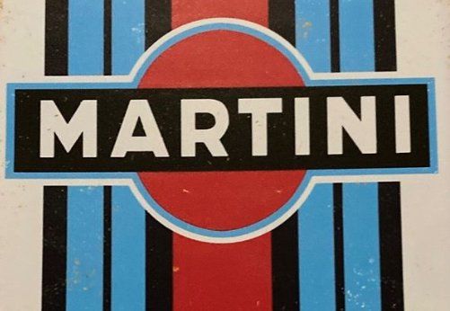 Martini Schilder: Martini Racing Team Retro Schild / neu!!! – Neu und originalverpackt aus Bremgarten AG von Eurotiz