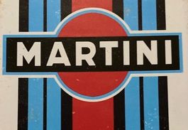 Martini Racing Team Retro Schild / 20x30 CM / neu!!!