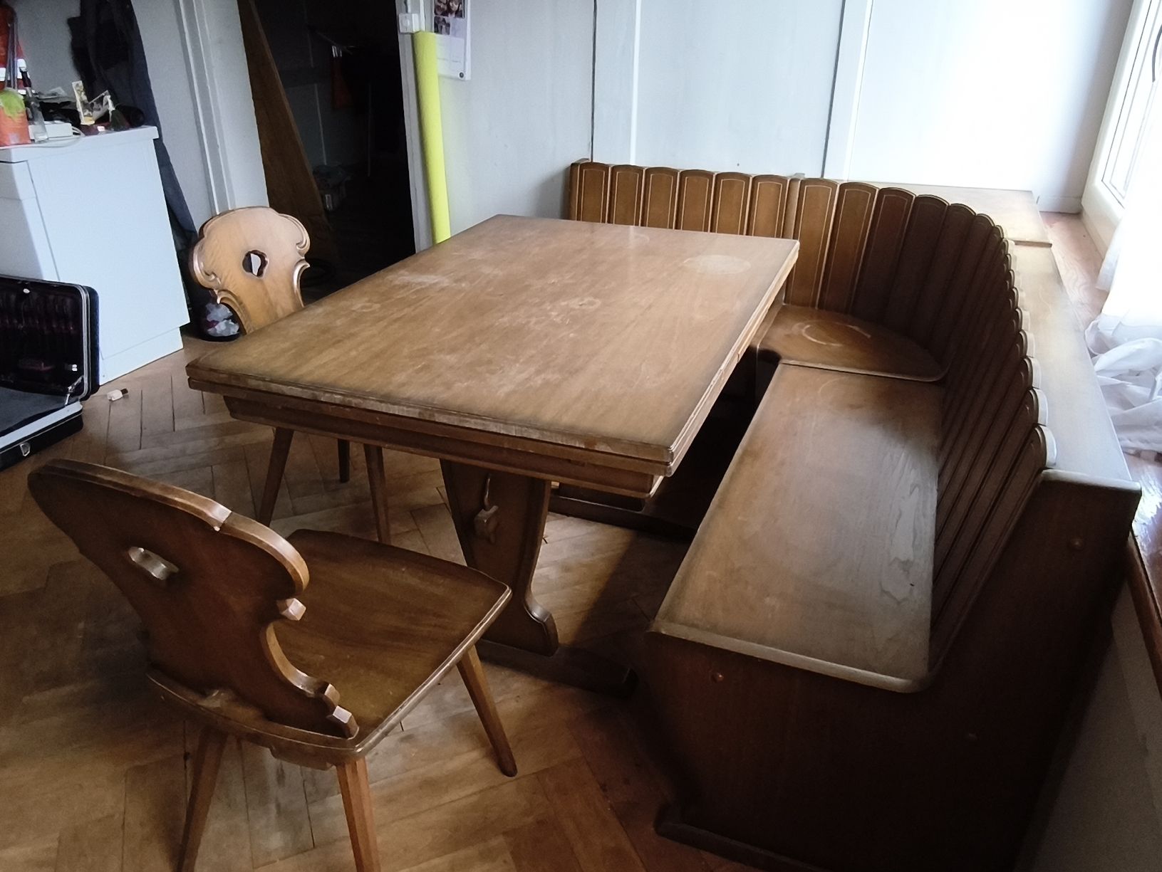 Set di tavolo e panche: Esstisch mit Eckbank Holz  – Usato da Amlikon-Bissegg venduto da adinafranchi 1