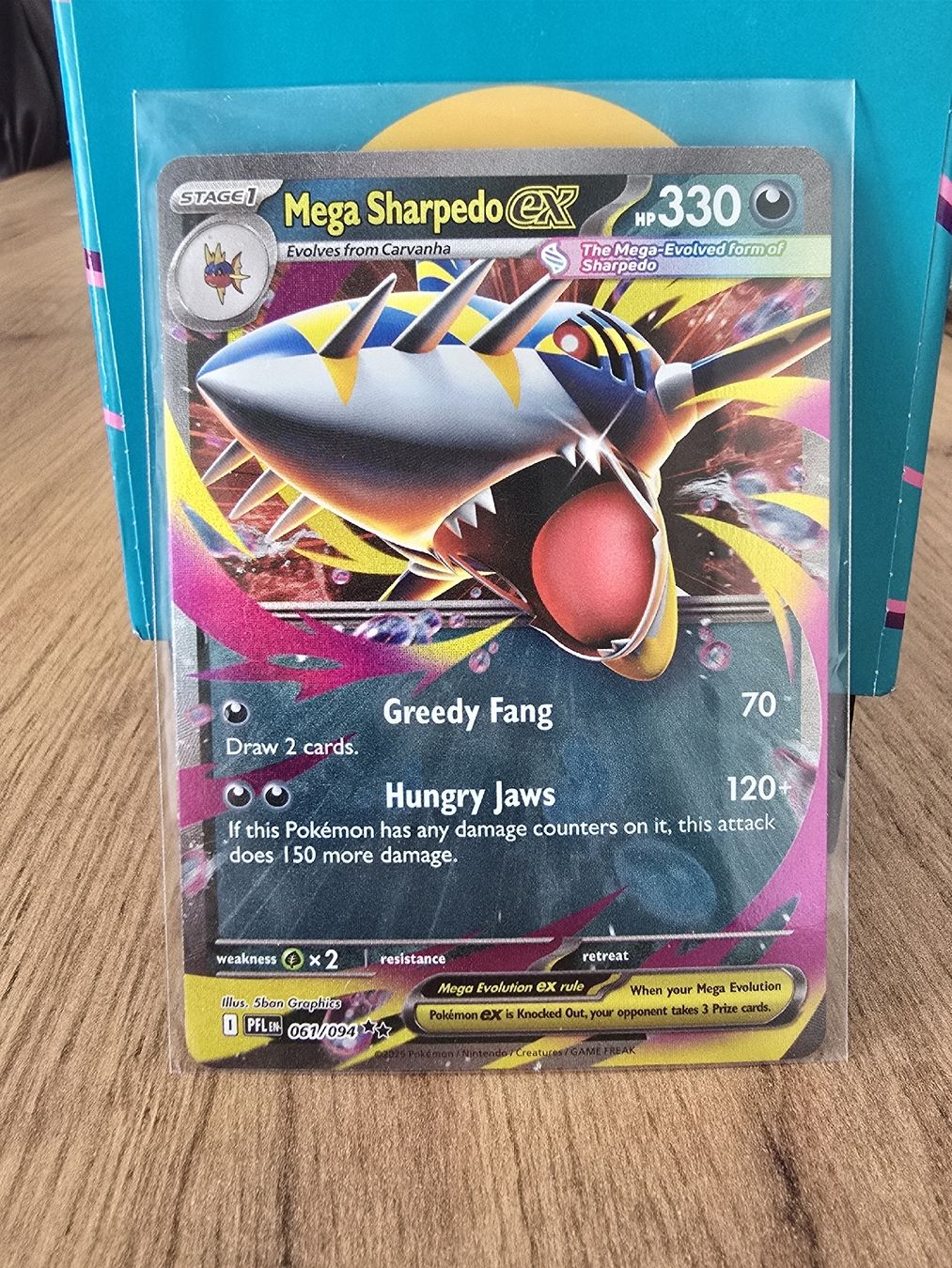 Pokémon Carte collezionabili: Mega Sharpedo-EX 061/094 / Near Mint – Nuovo (secondo la descrizione) da Naters venduto da alissa.s