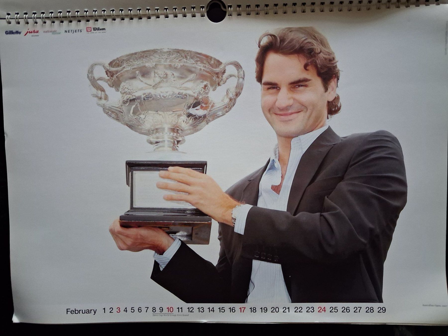 Kalender: Calendar Roger Federer - 2008 – Gebraucht aus Cartigny von pgc_fk9s 1