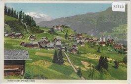 Tschiertschen - Generalansicht - Litho