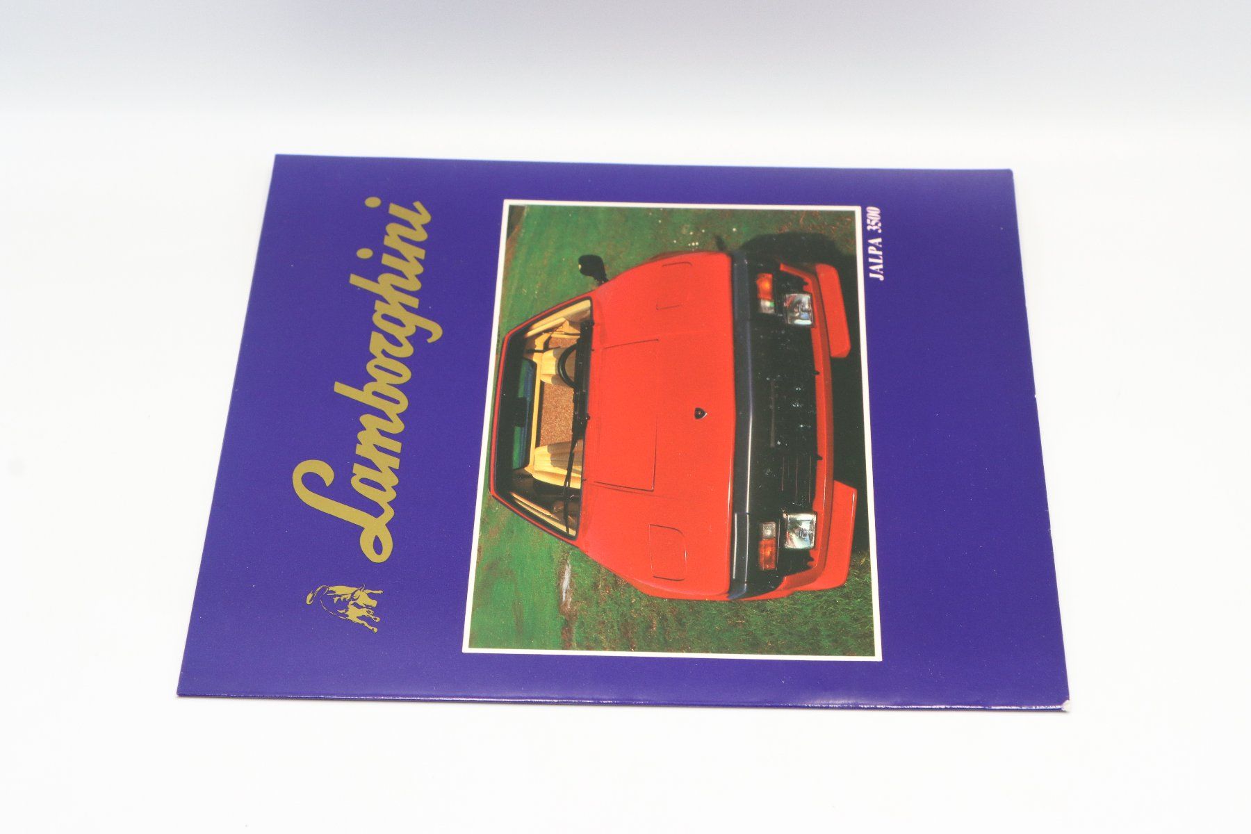 Lamborghini Documenti: Lamborghini Jalpa 3500 1981 Prospekt – Usato da Bühl b.Aarberg venduto da Collectorpassions 4
