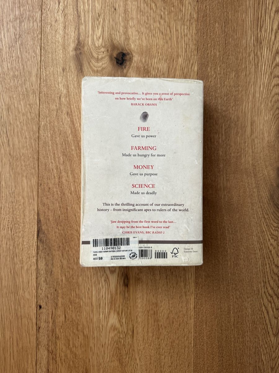 Bücher: Buch: Sapiens, Yuval Noah Harari – Gebraucht aus Interlaken von fbnscl 1