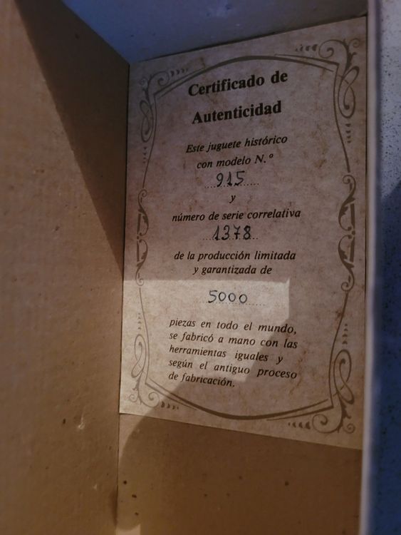 Blech Rennwagen Span. Replikat aus dem Jahre 1929 (Neu und ...