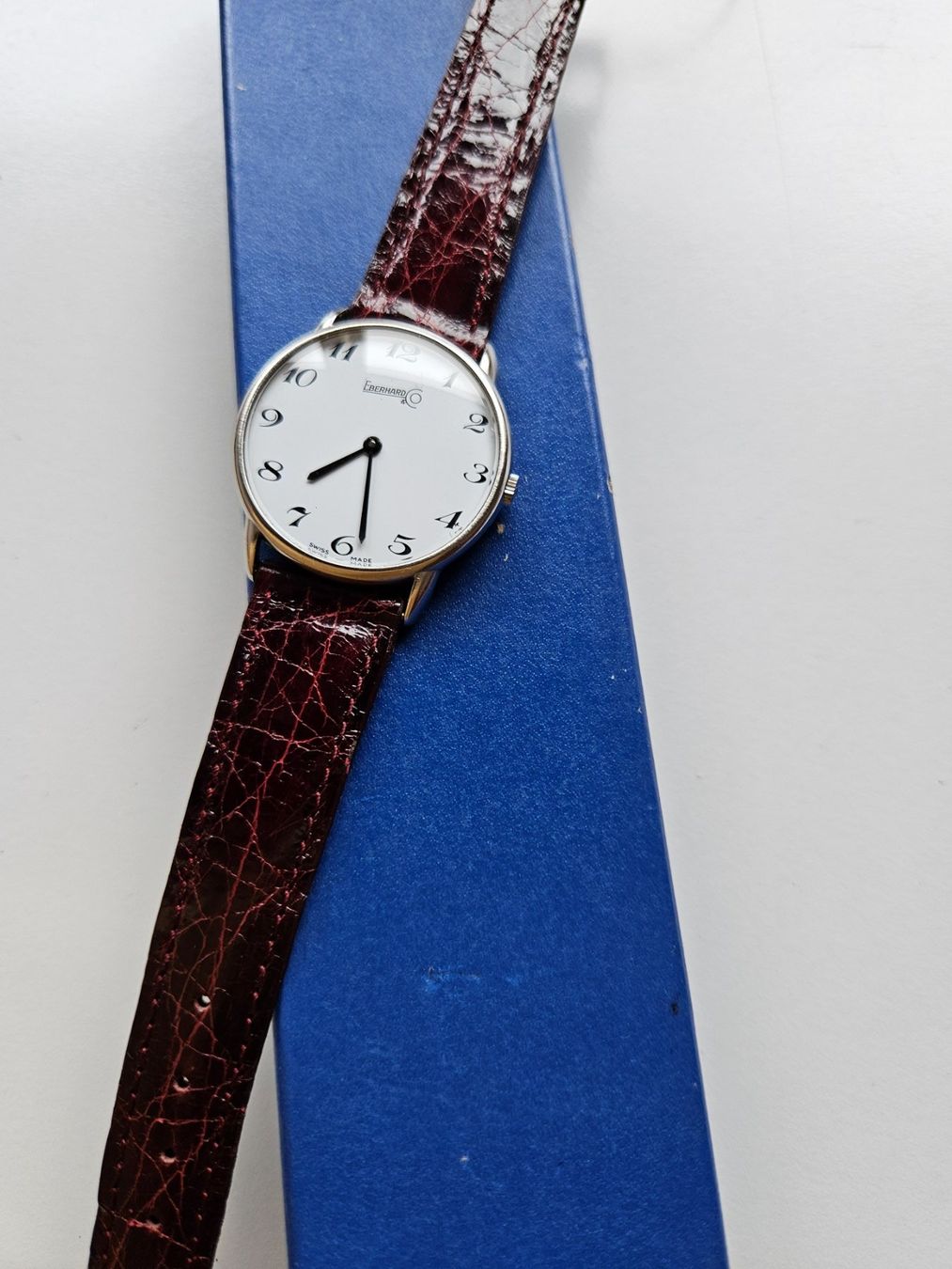 Eberhard & Co. Orologi: Eberhard Handaufzug mit Box – Usato da Berikon venduto da mmm21 6