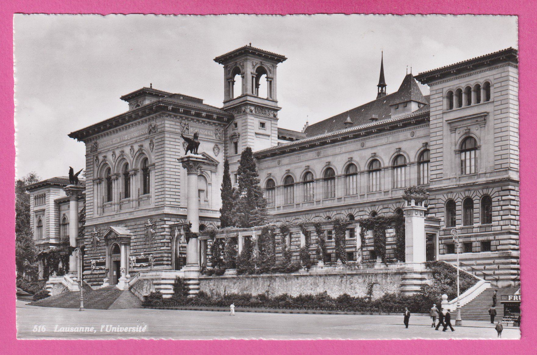 Cartoline postali: Lausanne l'Université belebt – Usato da Einsiedeln venduto da dillie