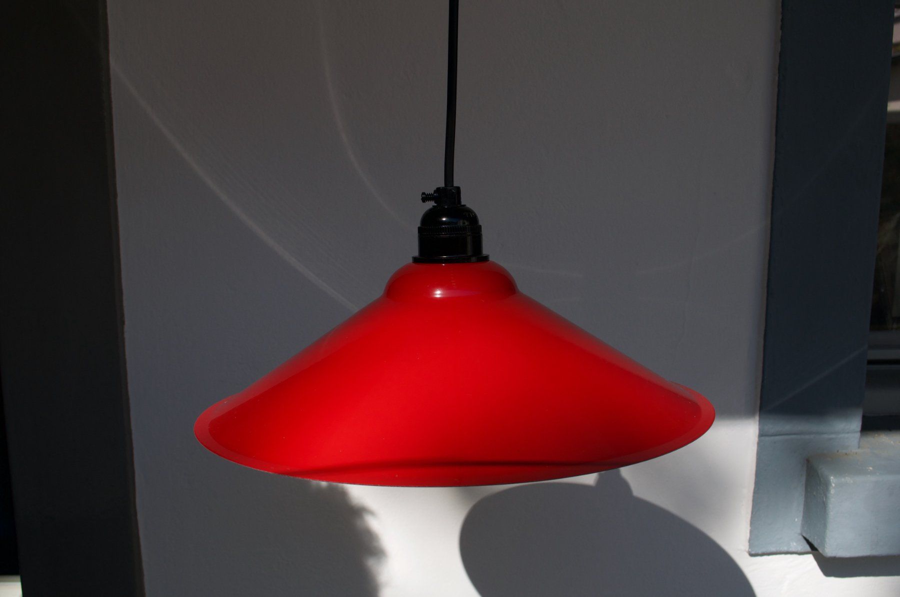 Ikea Kronleuchter & Deckenlampen: Deckenleuchte Ikea Lyra rot vintage – Gebraucht aus Basel von mar_y8px 1