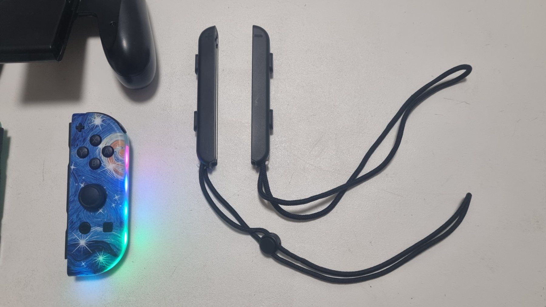 Controller: Nintendo Switch Joy Con Controllers mit Griff LED beleuchten – Usato da Birsfelden venduto da val_d9c2 5