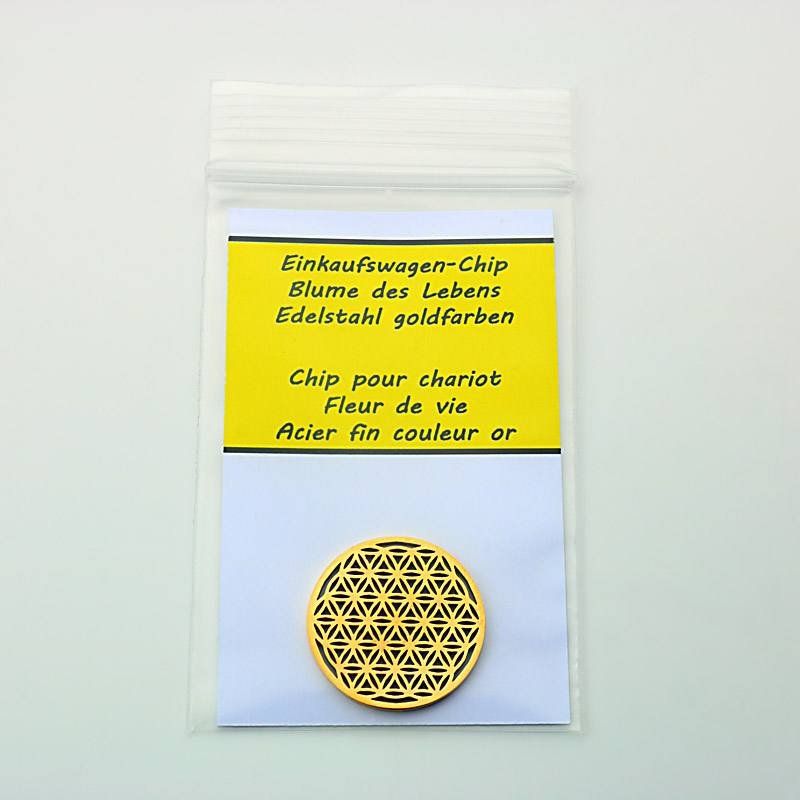 Tutte le decorazioni: Wagen-Chip - Blume des Lebens golden – Nuovo e nell'imballaggio originale da Mauren venduto da Yeelen 1