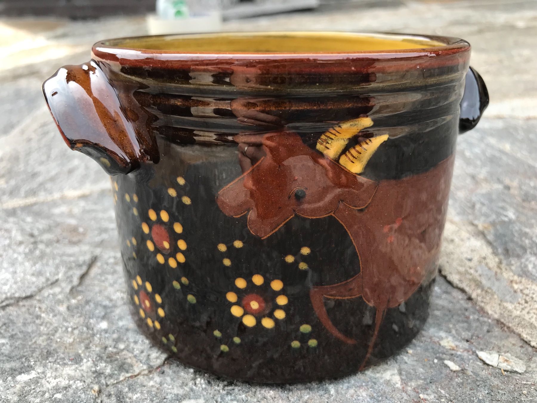 Blumentöpfe: Steffisburg Keramik: pot/ Topf/ vaso – Gebraucht aus Fribourg von SD1910 2