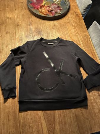 Calvin Klein Damen-Pullover, Gr. L, Schwarz Top