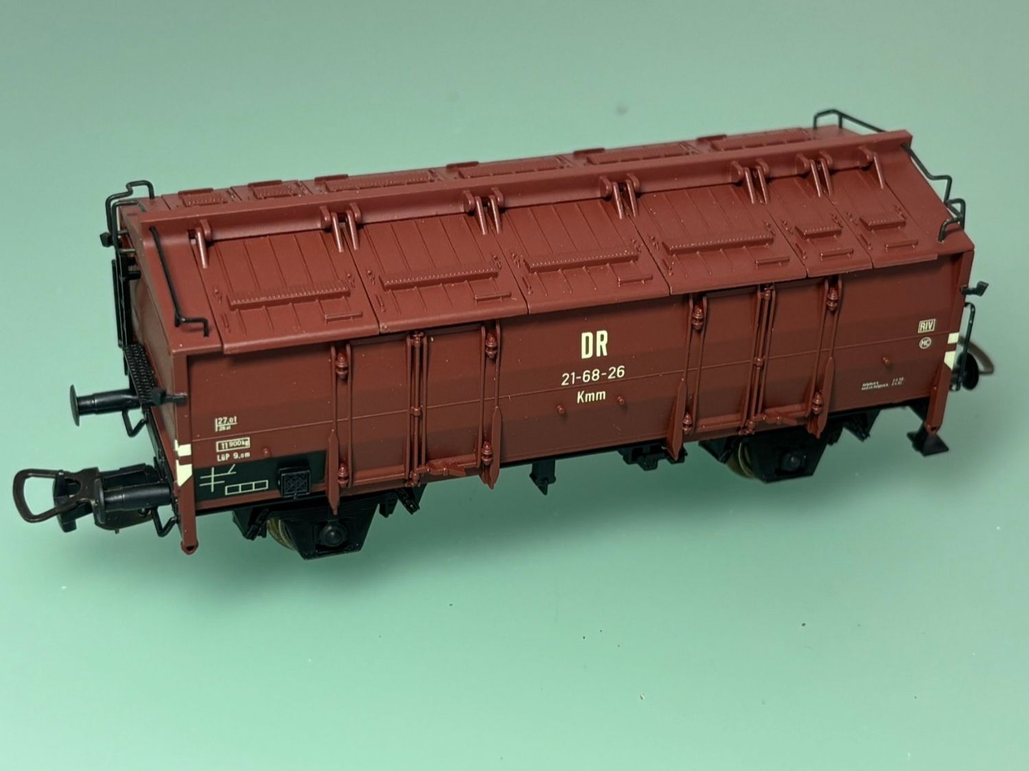 Piko Modellini di ferrovie: DR speziell Klappdeckelwagen Kmm21 – Nuovo (secondo la descrizione) da SION venduto da pef999 2