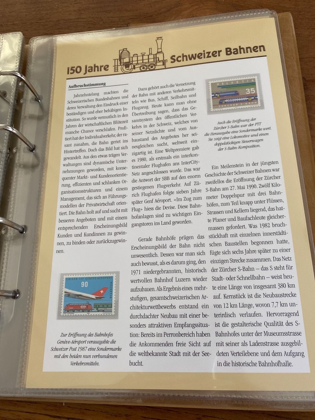 Tutti i francobolli: 150 Jahre Schweizer Bahnen Briefmarken – Usato da Kriens venduto da Wundertuete17 5