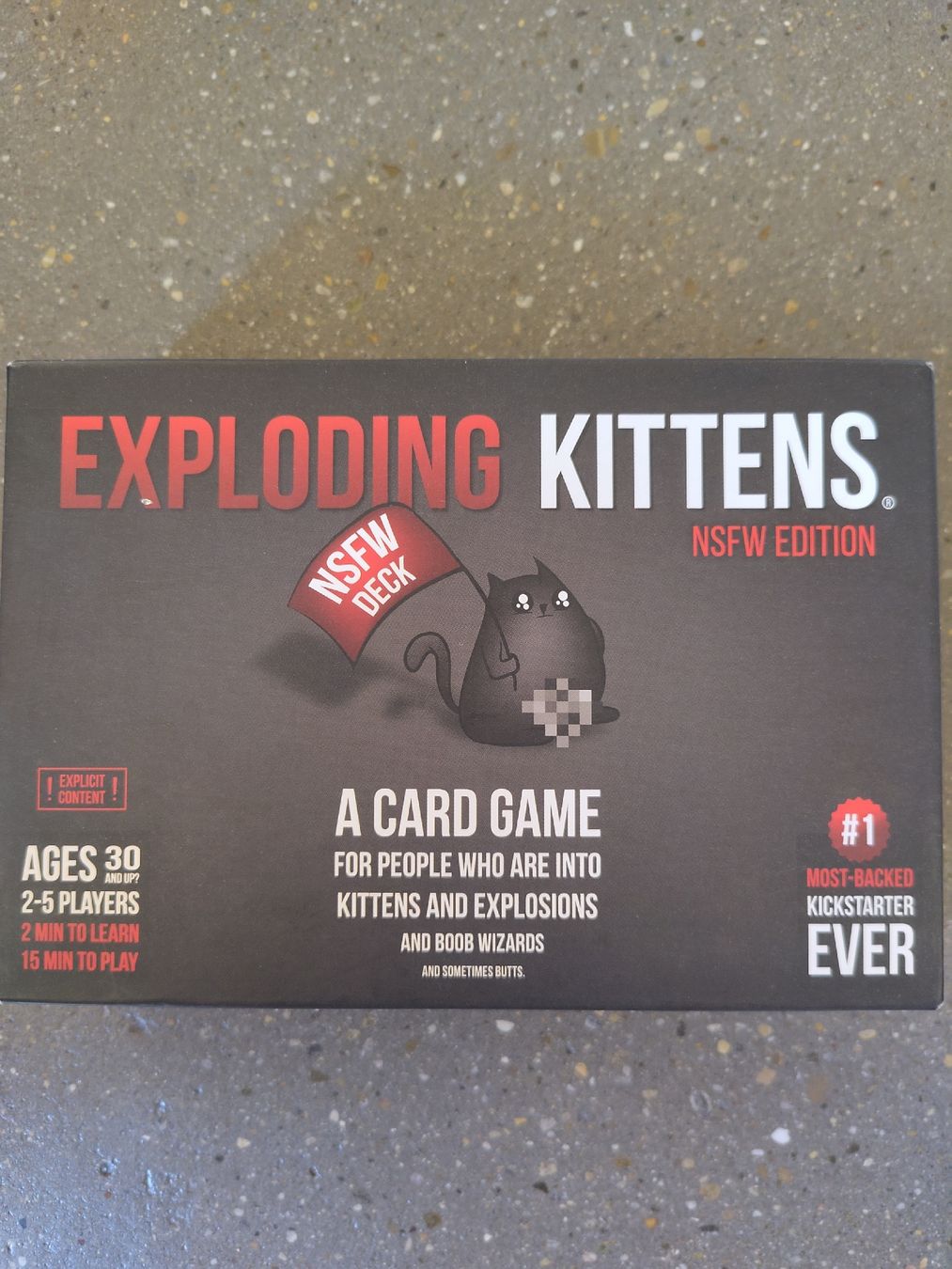 Spiele: Exploding Kittens NSFW edition board game – Neu (gemäss Beschreibung) aus Zürich von aurelie.99